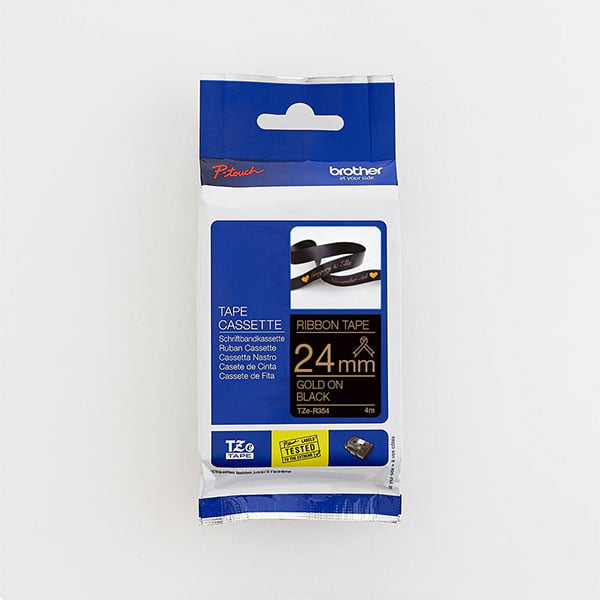 Pro Tape Range TZe-R354_Gold-on-Black---Ribbon-Tape_24mm---web