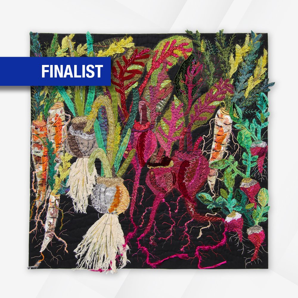 Brother Quilting Contest 2020 Finalist-Root-Vegetables