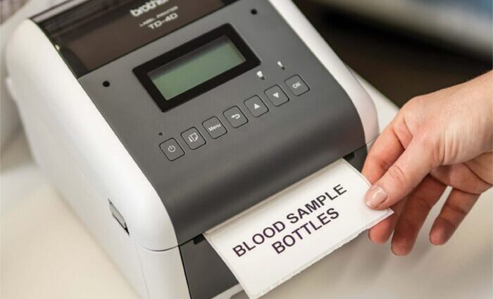 TD-4550DNWB Desktop Label Printer for receipt and label printing
