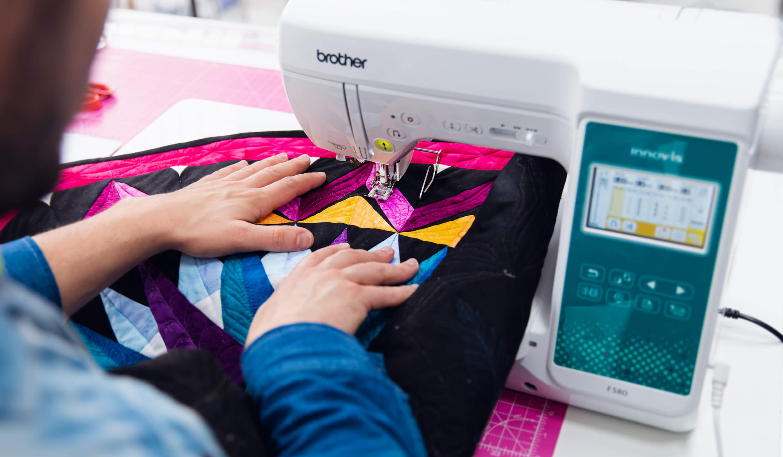F580 Sewing & Embroidery Machine - Lifestyle